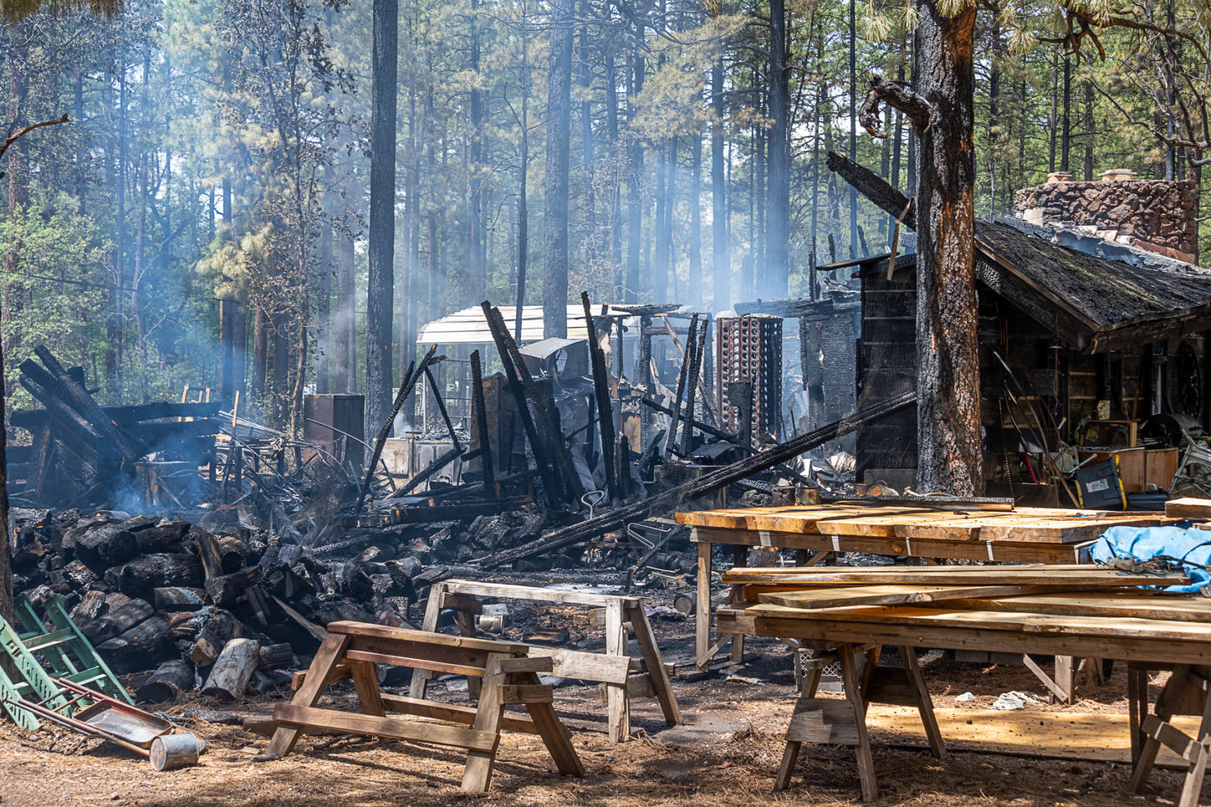 Fire destroys Rim Road Home